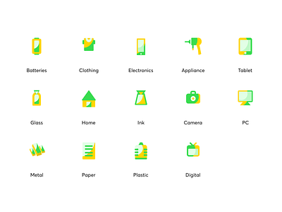 Trash Bank Icons icon icon design icons trash bank trash management