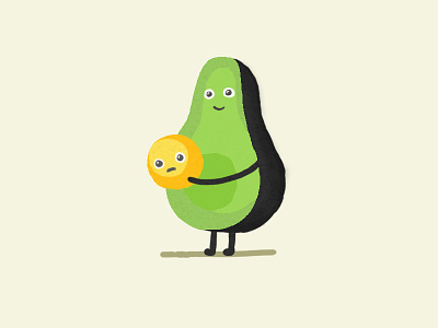 Avocado mom avocado cartoon cartoon character cartoons character food mom