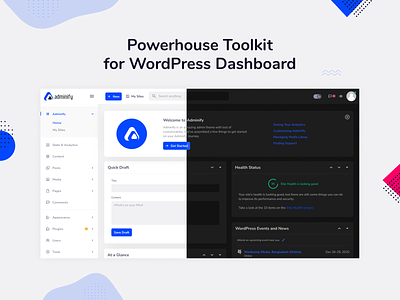 Adminify - Toolkit for WordPress Dashboard