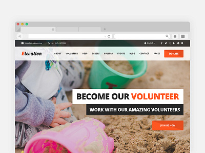 ELEVATION - Charity/Nonprofit/Fundraising Template