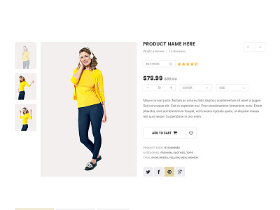 e-Commerce PSD Template - Shopaholic business creative e commerce ellectronics fashion furniture jewellery minimal portfolio real estate retail shop