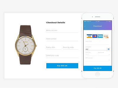 Daily UI :: #002 - Credit Card Checkout challenge checkout credit card dailyui design form free graphics minimal mockup sketch ui