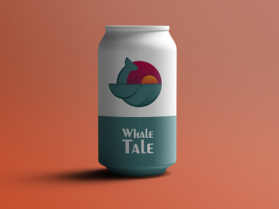 Whale Tale - 50 Day Logo Challenge - Day 17 beer branding dailylogo dailylogochallenge design geometric graphicdesign illustration illustrator logo logodesign typography vector whale
