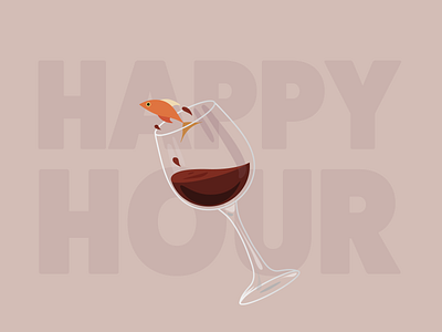 Happy Hour at Home design dribbble graphic design illustration illustrator posters vector