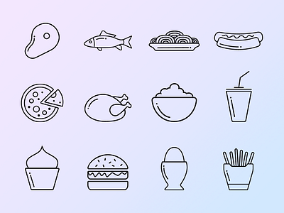 Food / Restaurant Icon Set food icon restaurant