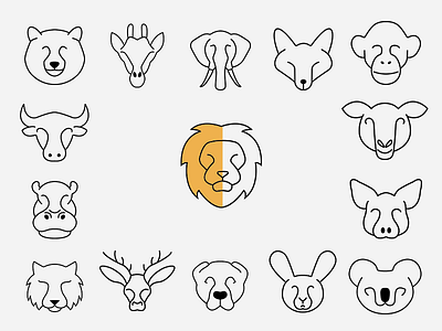 Animal Faces animal face icon