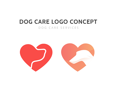 Dog Care Logo concept dog logo service