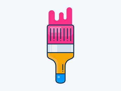 Paint Brush Icon brush icon illustration paint