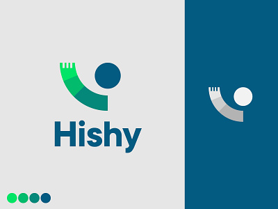 Hishy | Brand Mark Design badrrehman brand brandidentity branding illustrator logo typography ui ux vectorart
