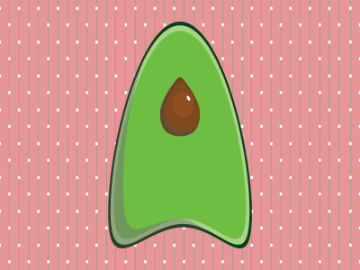 A for Avocado 36days a 36daysoftype 36daysoftype05 a avocado green letter a vector