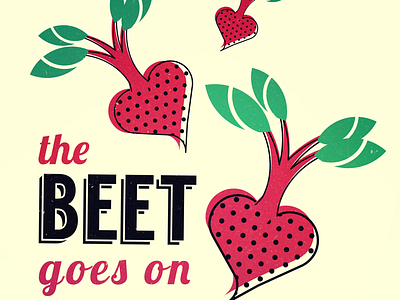 The beet goes on beet illustration spring veggies