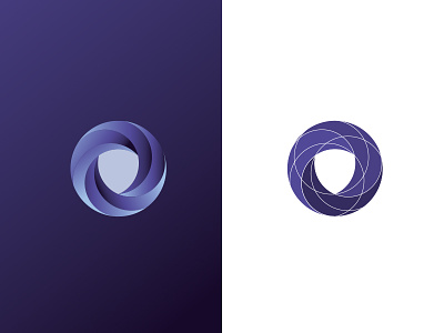 Shield Gradient Mark gradient icon logo mark purple shield