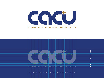 Bank Logo bank banking brand branding cacu community credit grid identity logo logodesign union