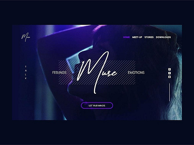 Muse landing page