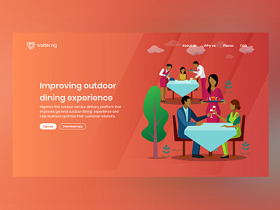 UI for Waiter.ng design ui web