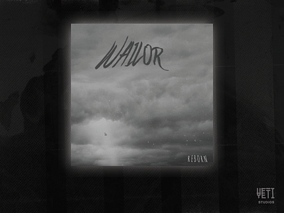 Wailor - REBORN album art clouds typography wailor