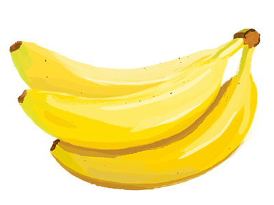 Banana banana fruits illustrations