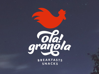 Ola Logo 400 300 breakfast food granola identity logo snack
