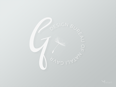 DB of Natali Gavr. Logo. Monogram. branding design designbureau dribbble figma illustration logo logotype melart photoshop typography ui uidesign uidesigner uitrends ux webdesign