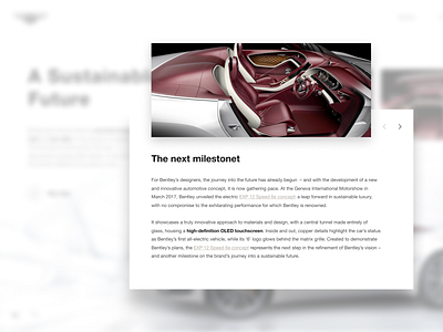 Pop-up window. BENTLEY. 100 EXTRAORDINARY YEARS bentley car design dribbble figma melart photoshop typography ui uidesign uidesigner uitrends user experience user experience design user interface user interface design ux web webdesign веб дизайн