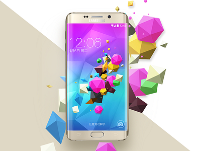 Samsung Wallpaper colors design phone samsung ue ui vipui wallpaper