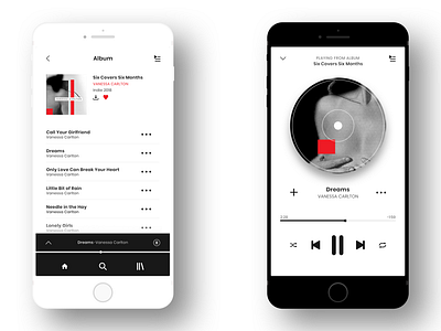 Daily UI: #009 daily 100 daily 100 challenge design music album music app music player music player ui ui ui concept