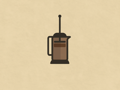 French Press animation coffee gif motion graphics