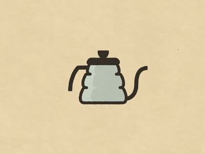 Coffee Kettle (GIF) animation bubbles chemex coffee fire gif illustration motion graphics stove texture water