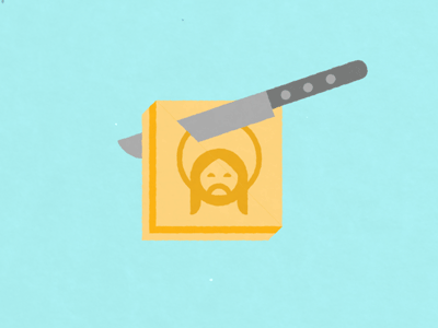 Dominus Sandwichtus gif animation motion graphics motion design grilled cheese jesus