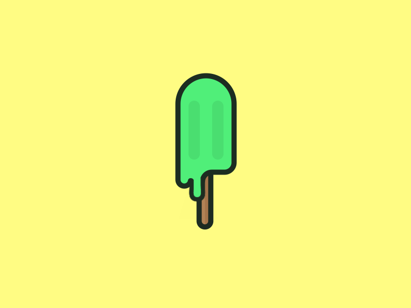 Lime Pop animation drips gif motion design motion graphics popsicle