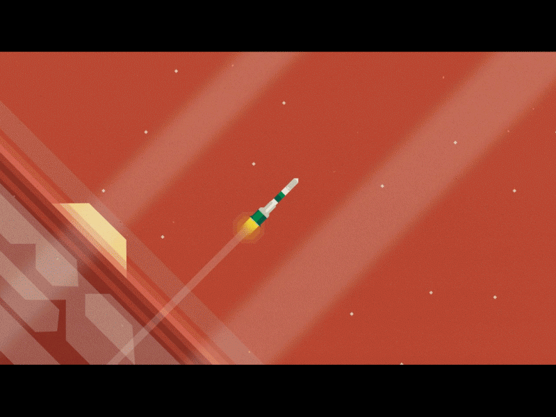 Race to the Moon animation gif motion design motion graphics nasa rockets space