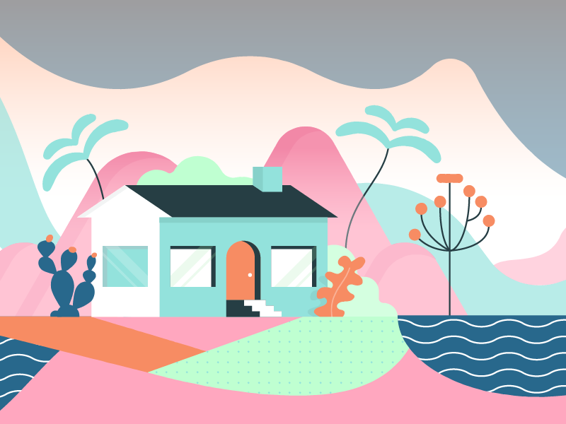 Tropical Vibes by Brent Clouse on Dribbble