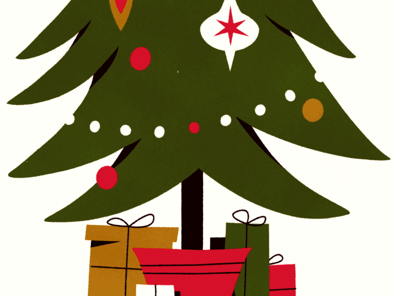 The Christmas Al-"Lure" holidays christmas modern midcentury retro short film art direction character motion design animation