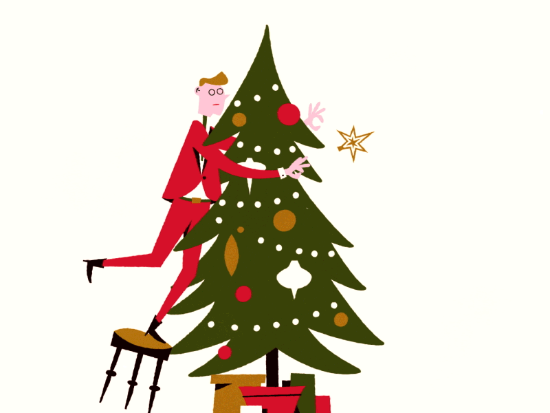 The Christmas Al-"Lure" holdiays christmas modern midcentury retro short film art direction character motion design animation
