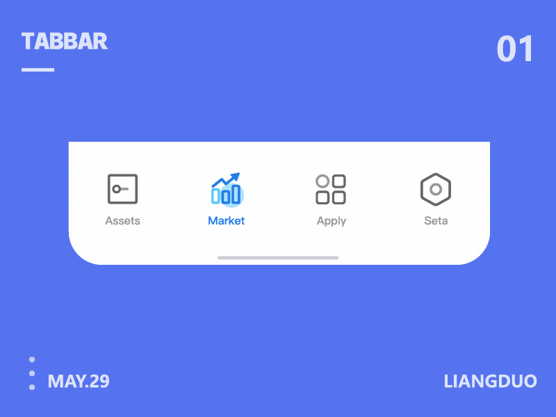 Tabbar blue ui 图标