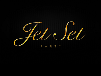 Jet Set Party branding logo