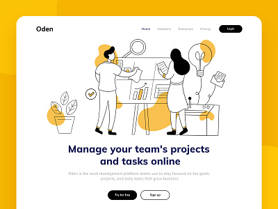 Oden - Work management platform