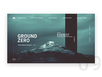 UI Challenge Day 09 - Mount Everest ui ui challenge