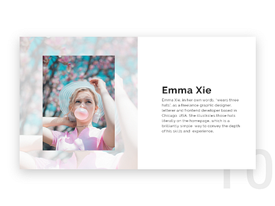 UI Challenge Day 10 - Profile section ui ui challenge