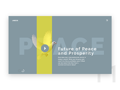 UI Challenge Day 11 - PEACE peace ui challenge