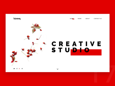 UI Challenge Day 17 - Creative studio deign studio landing studio ui ui challenge