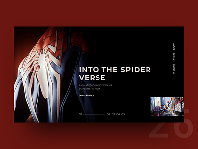 UI Challenge Day 26 - Spider Man avenger black dark red spider spider man ui challenge venom