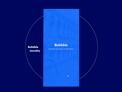 Bubbble laundry android app app design blue and black clothes concept interaction laundry minimal ui ux ux animation