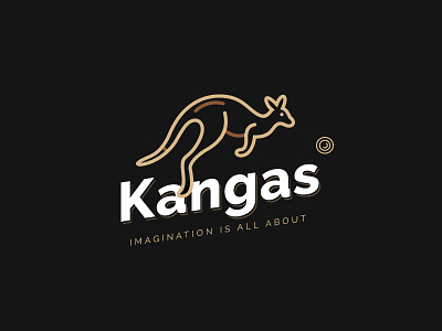 Kangas Branding community energy identity kangaroo logo logodesigner logodesignlove logodesigns logomark people speed symbol
