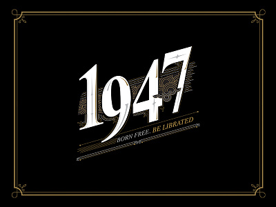 1947 Club 1947 black club elegant golden icon inspiring logo logodesigner shield symbol vintagelogo