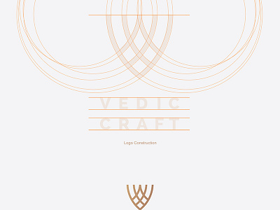 Vedic Craft | Logo Construction branding craft graphic logo logoconstruction logodesigns logomark luxury porter skluptur symbol vaas