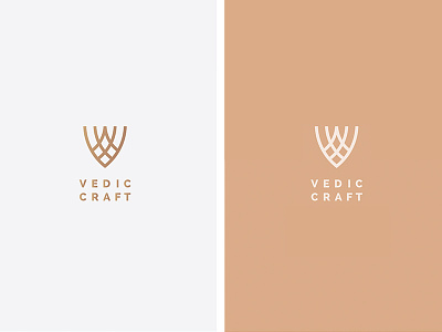 Vedic Craft | Logo Design branding craft graphic logo logoconstruction logodesigns logomark luxury porter skluptur symbol vaas