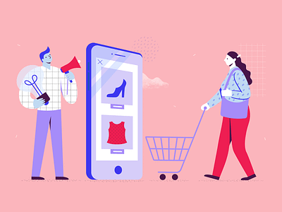 Ecommerce Strategy Illustration