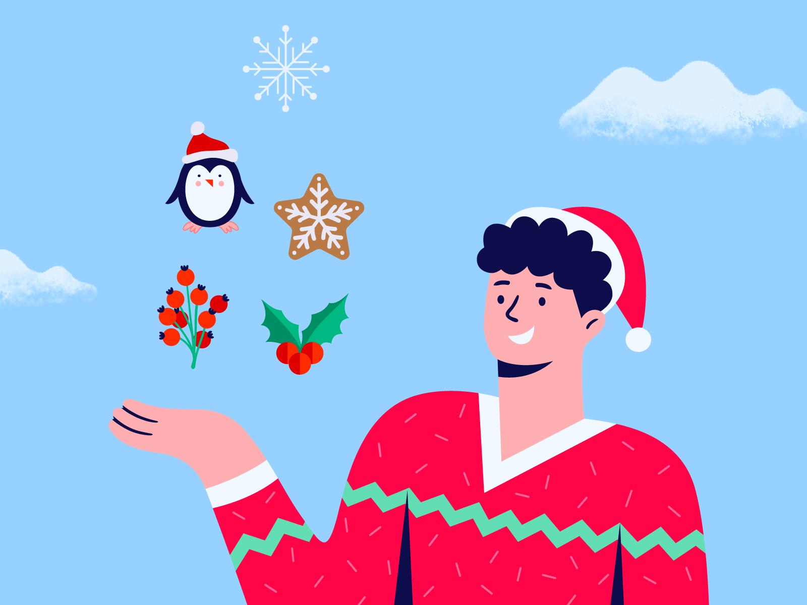 christmas-content-illustrations-by-gy-ngyi-balogh-for-creatopy-on-dribbble