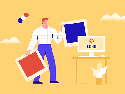 Color Combination in Logos Illustration